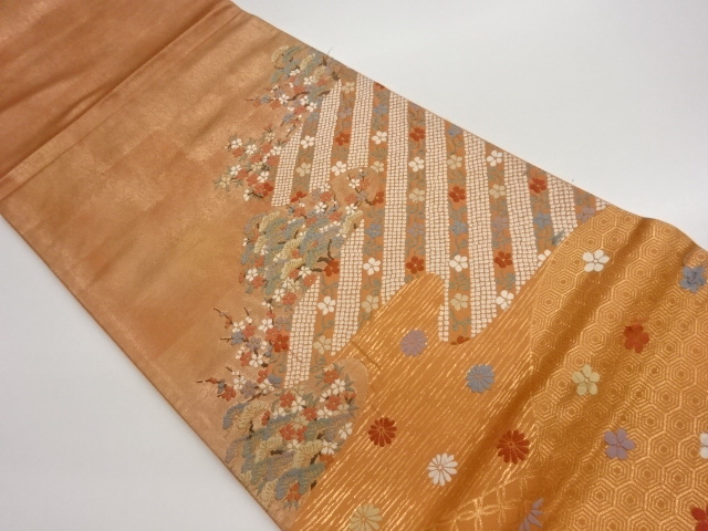 JAPANESE FUKURO OBI / WOVEN KANOKO PATTERN